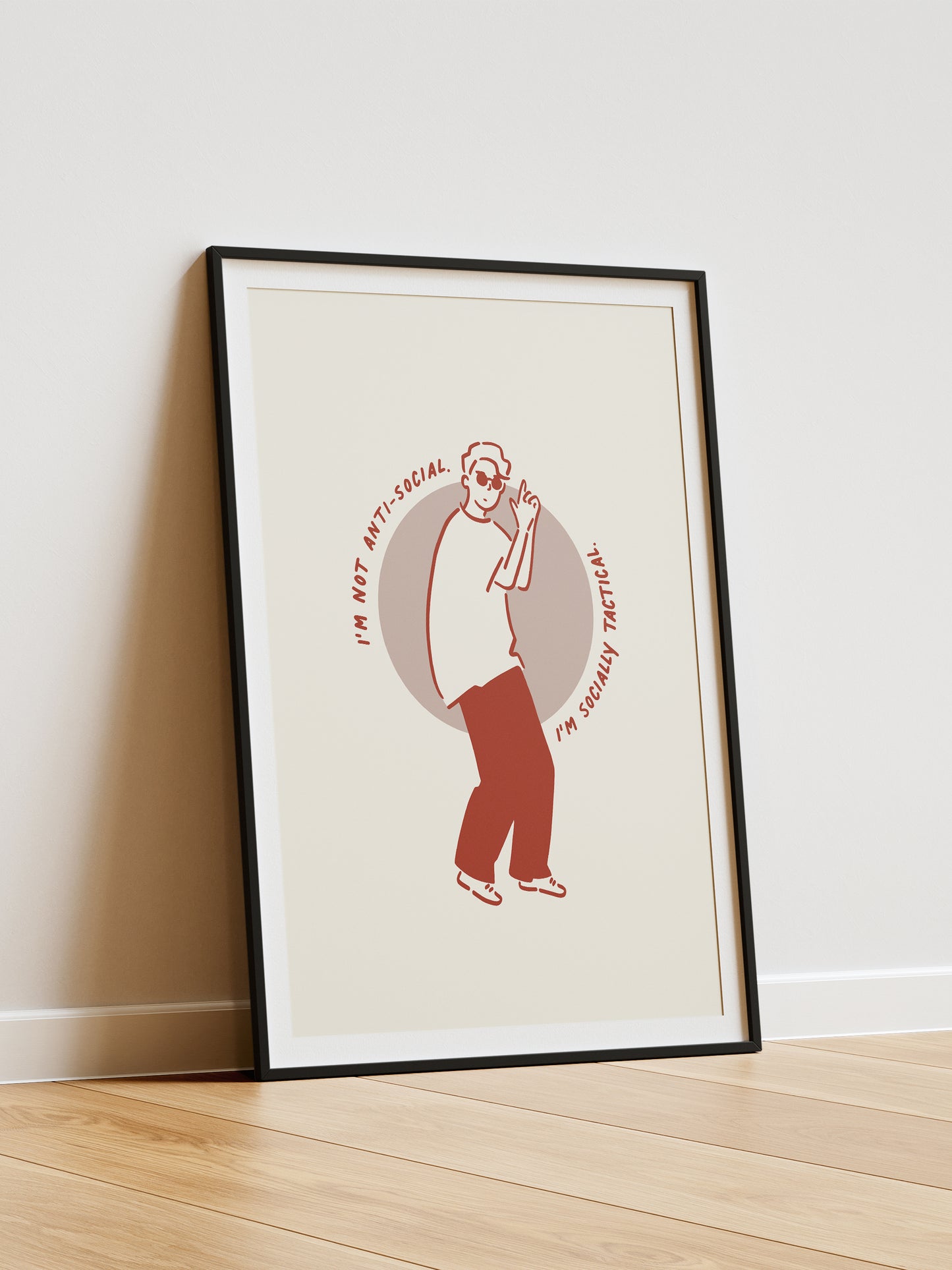 Socially Tactical Wall Art Print