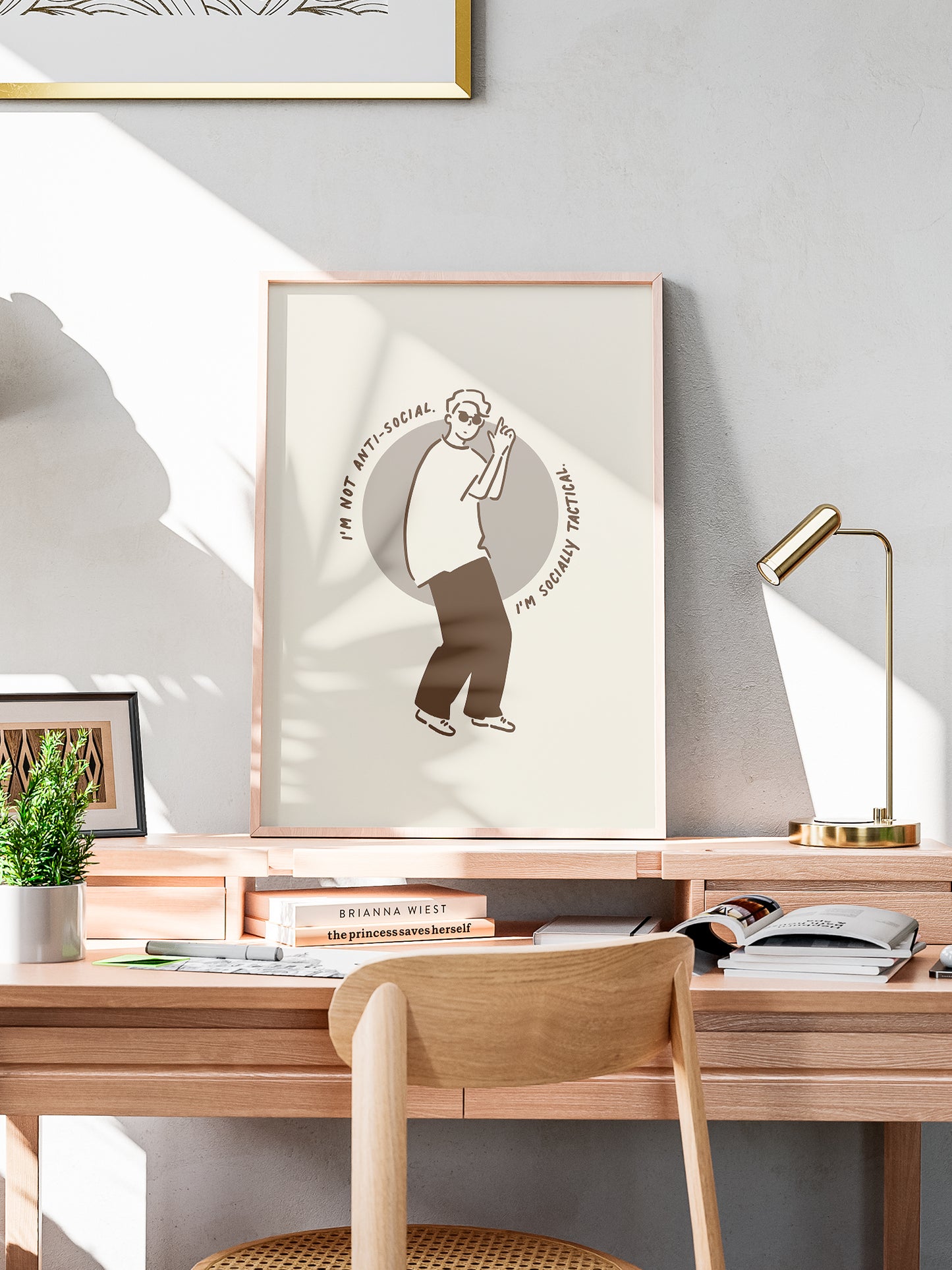 Socially Tactical Wall Art Print