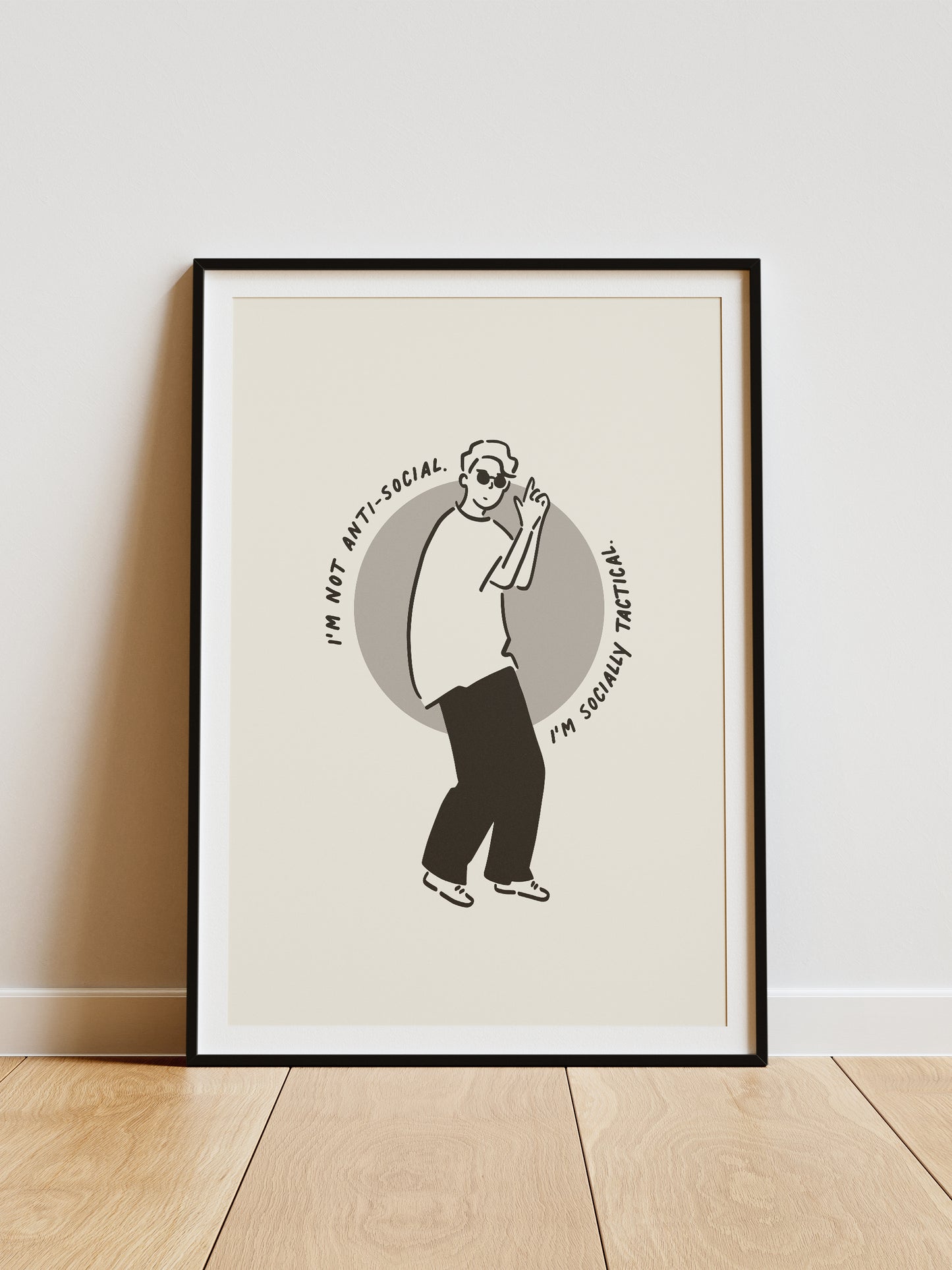 Socially Tactical Wall Art Print