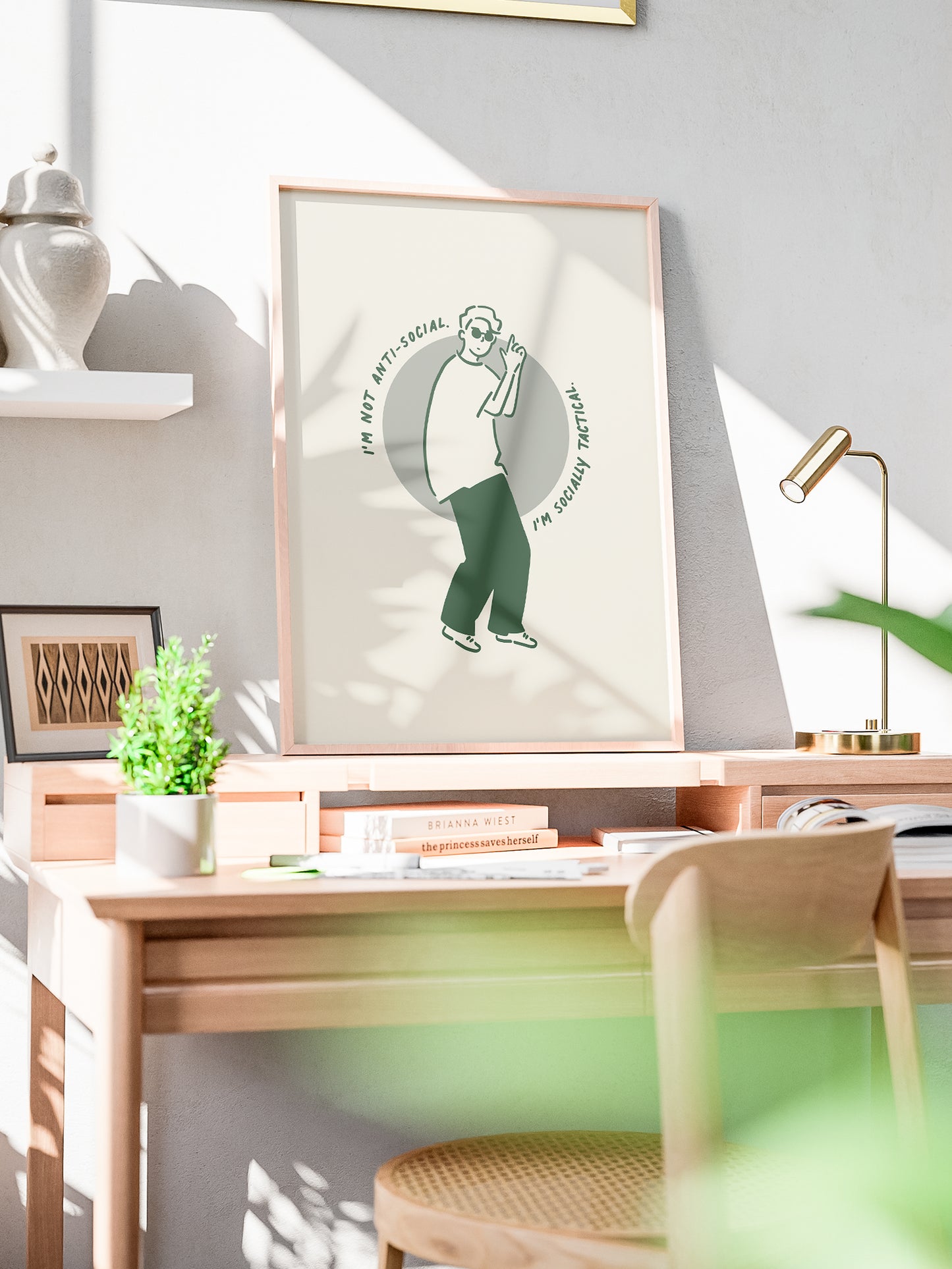 Socially Tactical Wall Art Print