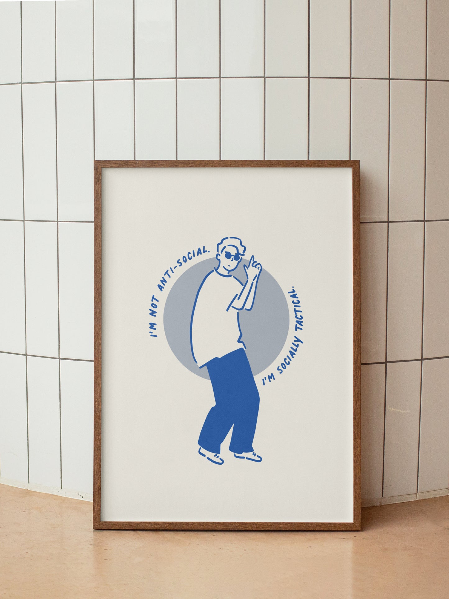 Socially Tactical Wall Art Print