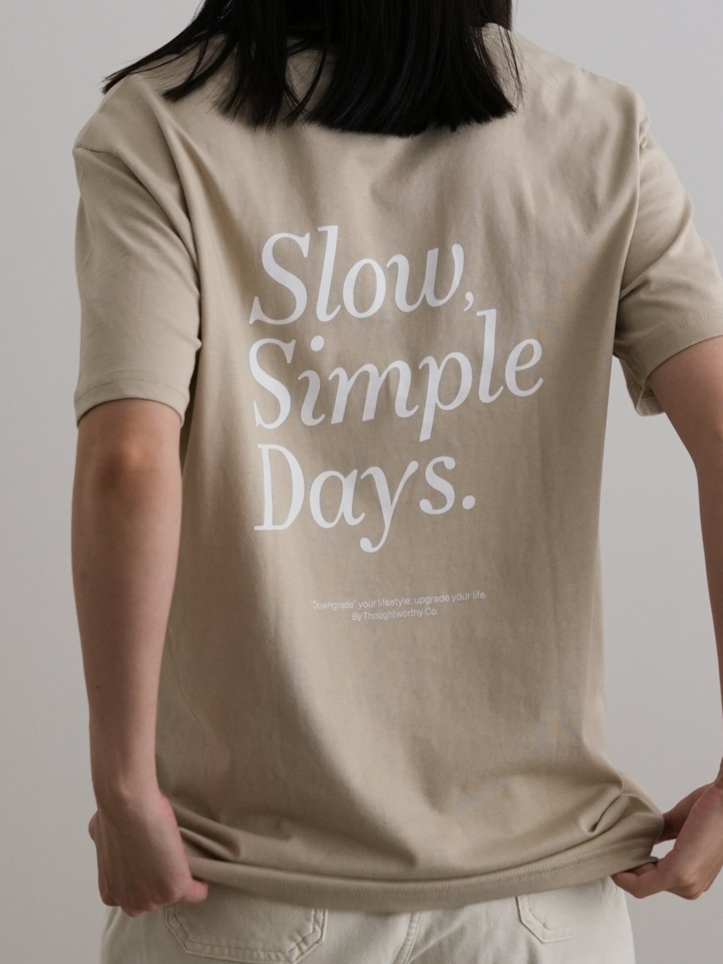 Slow Simple Days T-Shirt (Black)