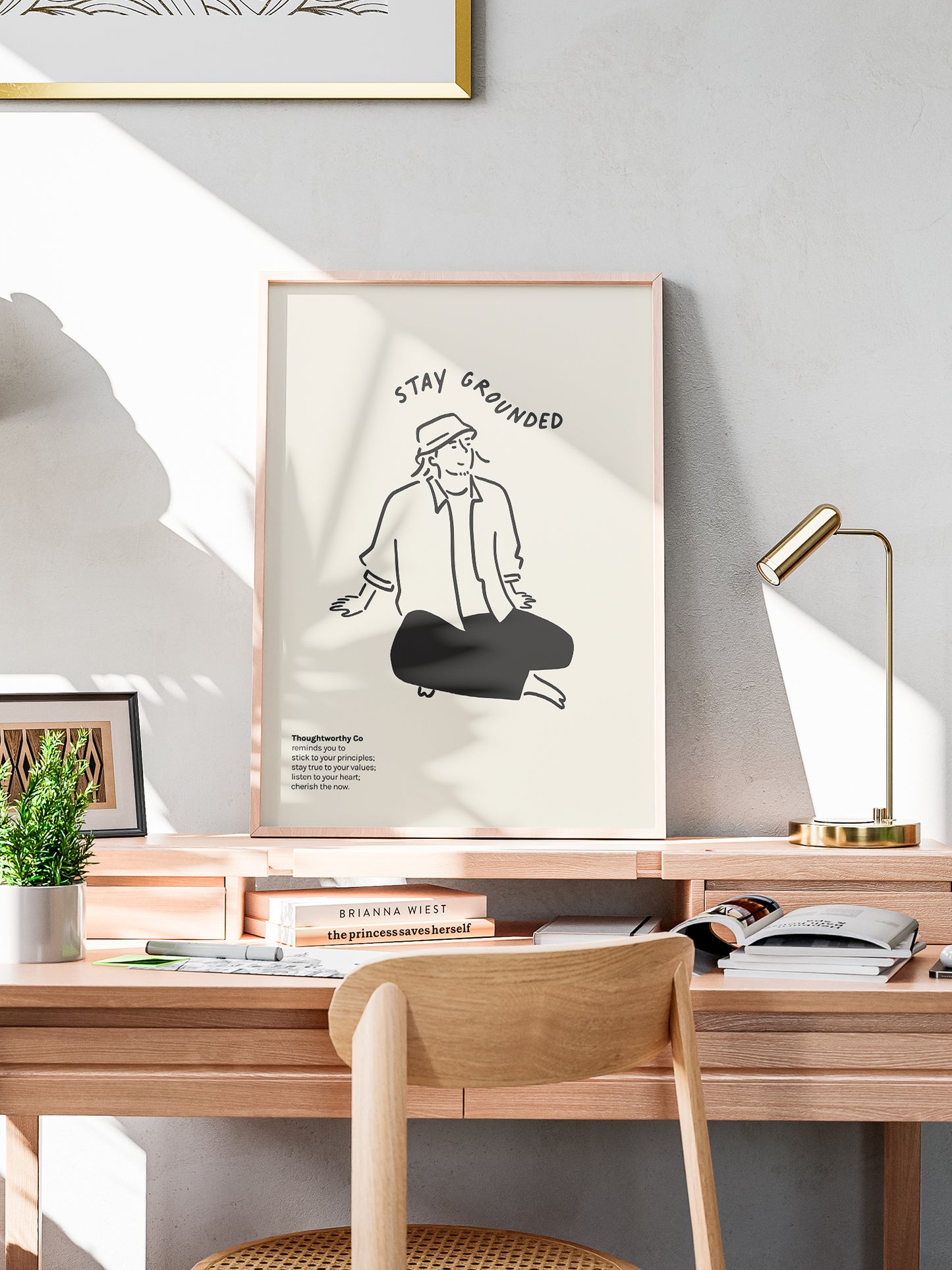 Stay Grounded Wall Art Print