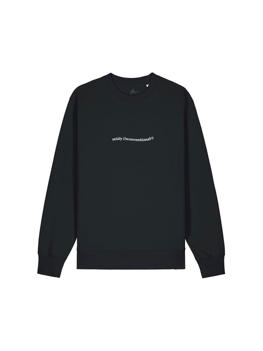 Mildly Unconventional Sweatshirt (Black)
