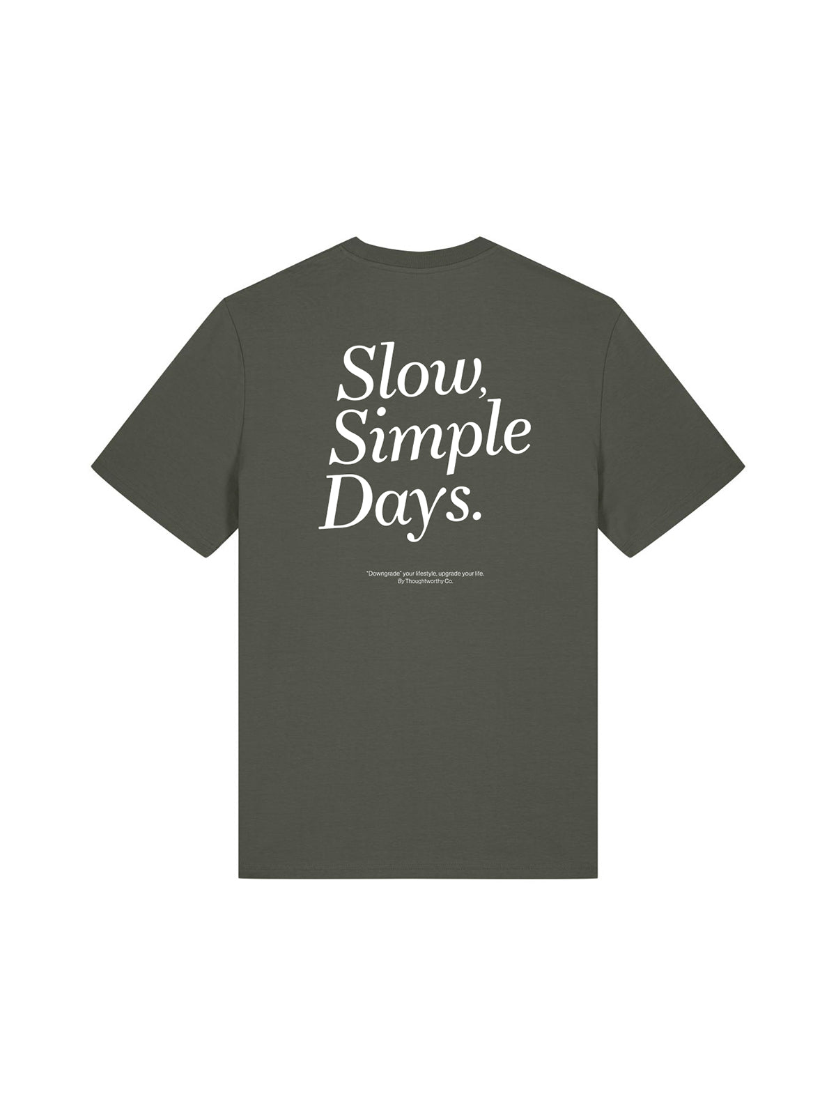 Slow Simple Days T-Shirt (Khaki)